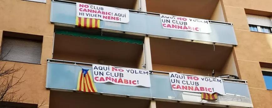 Vecinos contra la apertura de dos clubs de cannabis en Barcelona