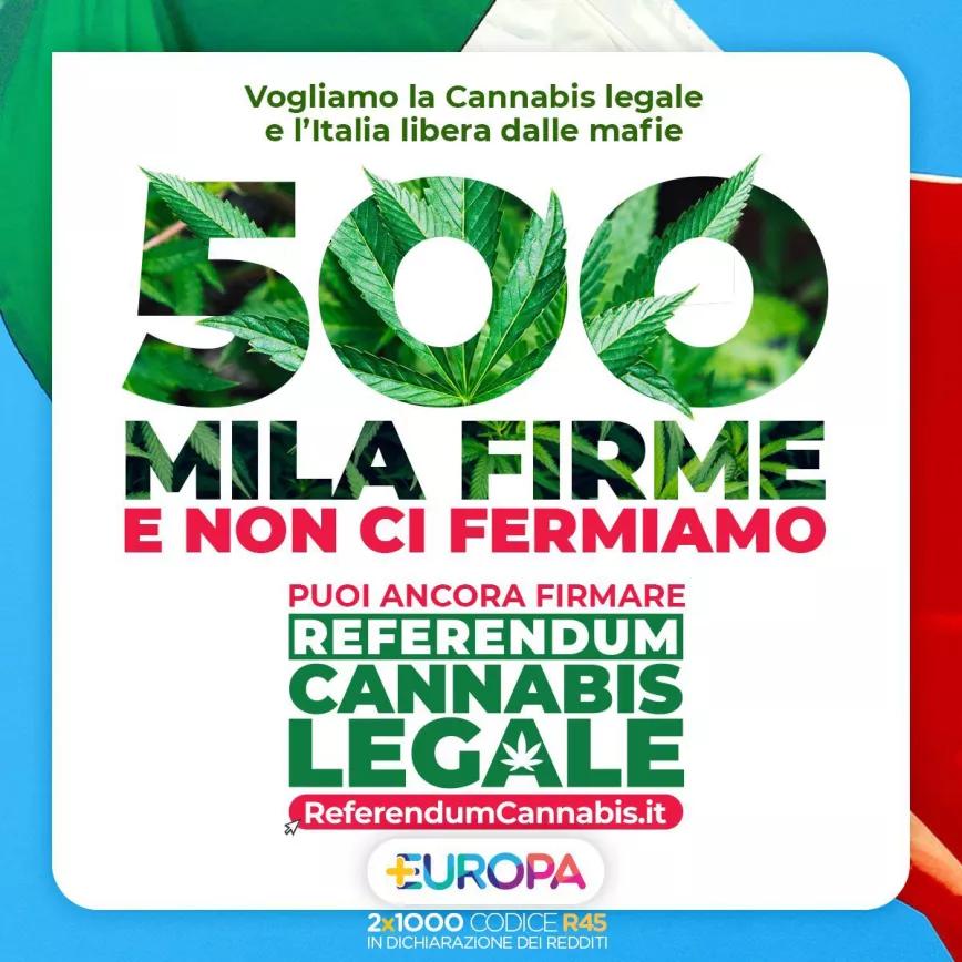 Activistas italianos consiguen las firmas necesarias para el referéndum sobre el cannabis 