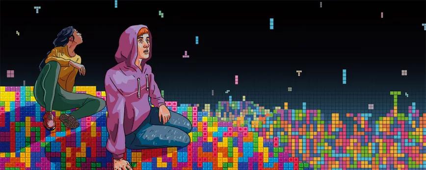 Vivir en un videojuego Ilustración de Cristóbal Fortúnez