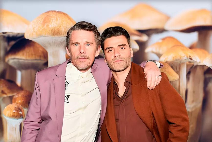 Oscar Isaac y Ethan Hawke se comieron unas setas durante un rodaje de Marvel