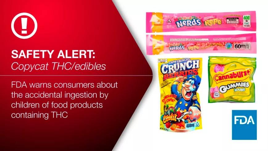 EE UU advierte de chocolatinas con THC que imitan dulces famosos