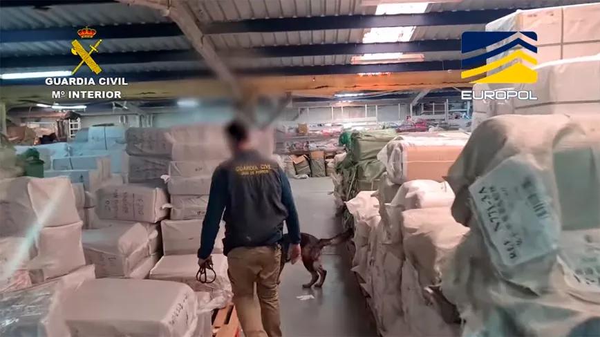 Desde Andalucía hasta Alemania: 44 personas detenidas por la exportación de cannabis