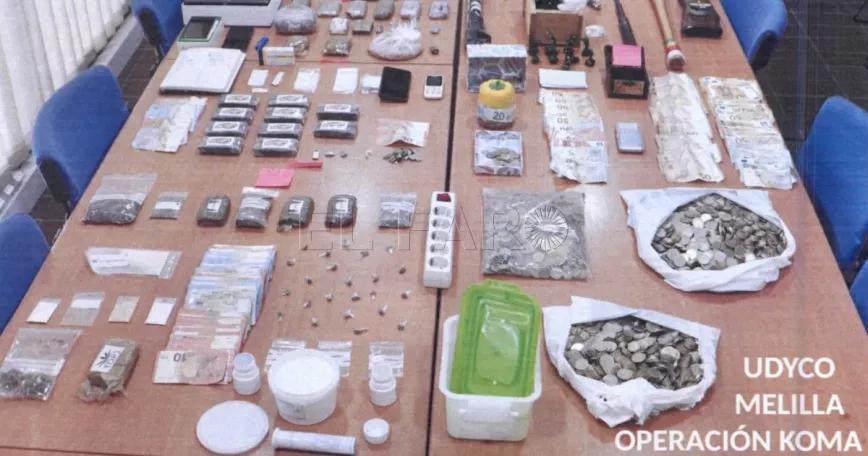 Material incautado en la Operación Koma.