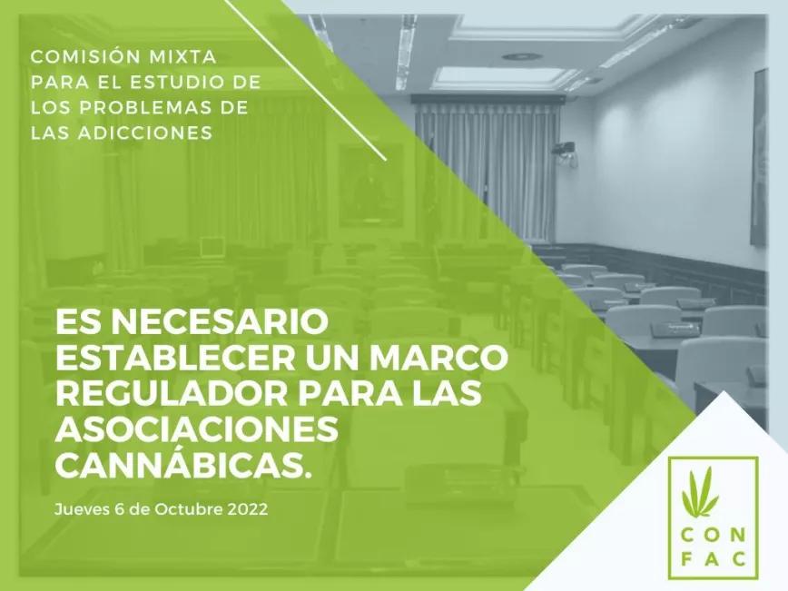 La confederación de clubs cannábicos comparecerá mañana en el Congreso