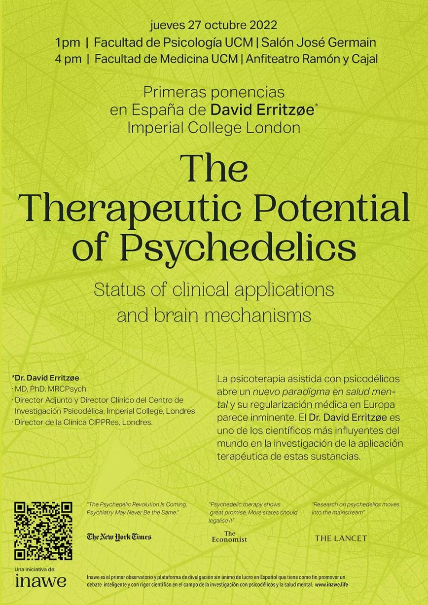 La UCM acoge una charla sobre las últimas investigaciones de la ciencia psicodélica