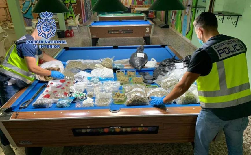 La Policía Nacional intervienen un club de cannabis en Cartagena por tercera vez