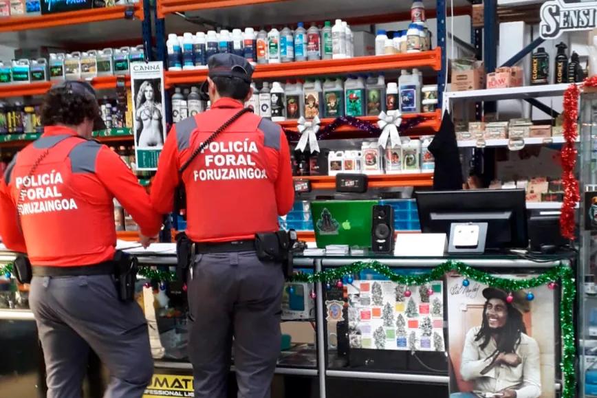 Atestados por delitos y expedientes abiertos tras las inspecciones a growshops de Navarra