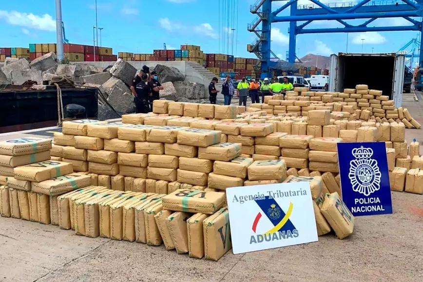 En 2022 España destruyó 1231 toneladas de droga incautada 