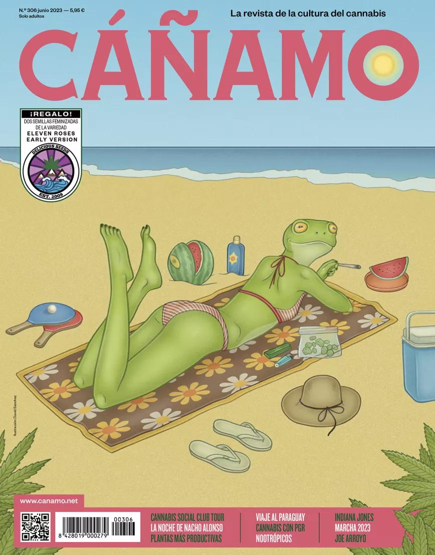 Revista Cáñamo 306 Portada de David Sánchez 