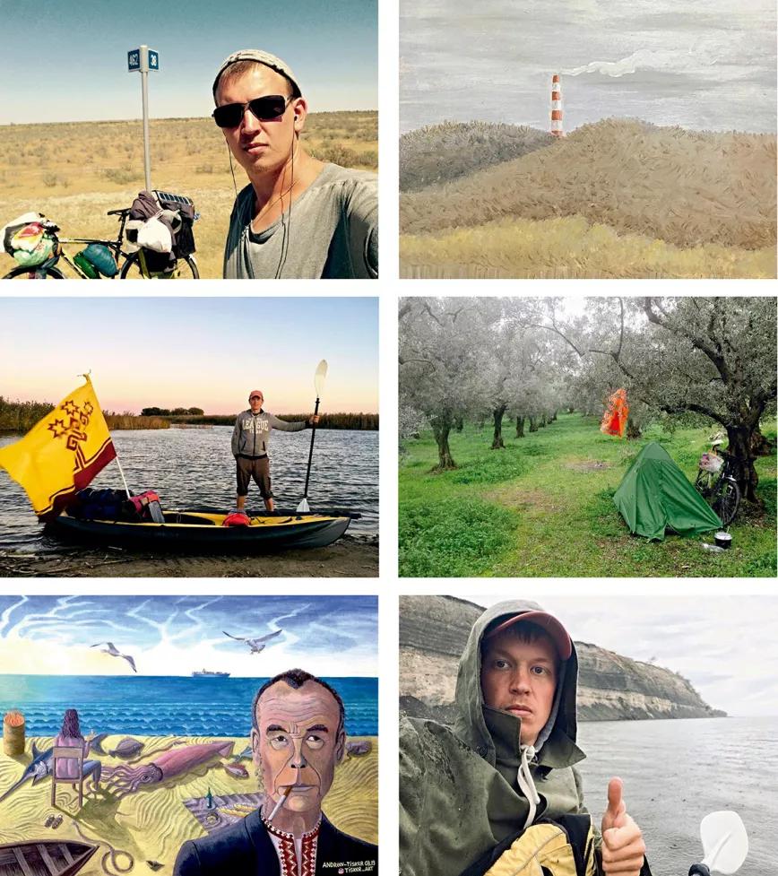 Roman Andreev, un desertor ruso exiliado en el surrealismo