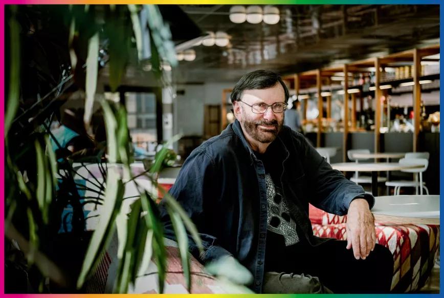 El periodista y escritor Don Lattin, durante una visita reciente a Barcelona