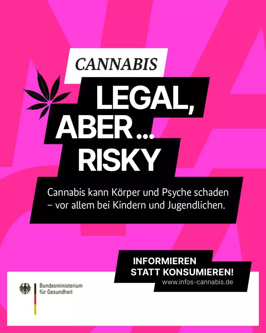 “Cannabis legal pero…”: la campaña educativa alemana ante la legalización