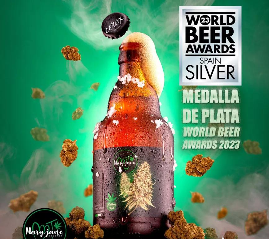 Una cerveza extremeña con sabor a cannabis gana una medalla de plata internacional 