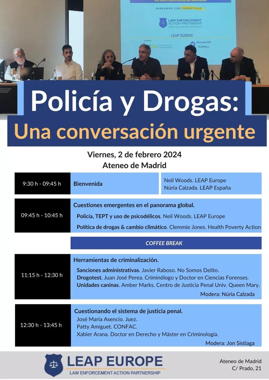 Policía y Drogas: una conversación urgente.