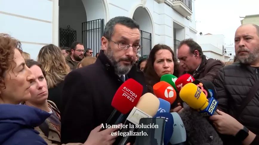 El alcalde de La Línea propone legalizar el hachís para acabar con el narcotráfico