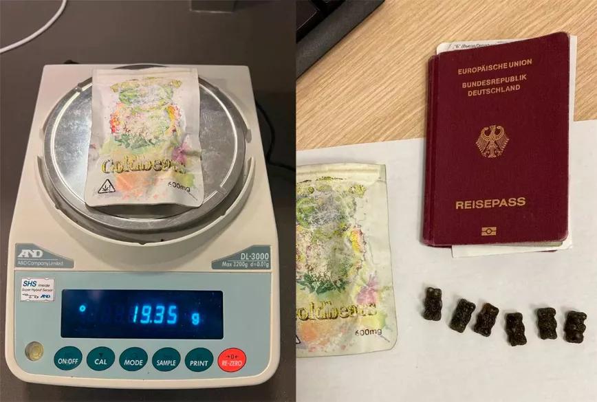 Rusia encarcela a un alemán que llevaba gomitas de cannabis