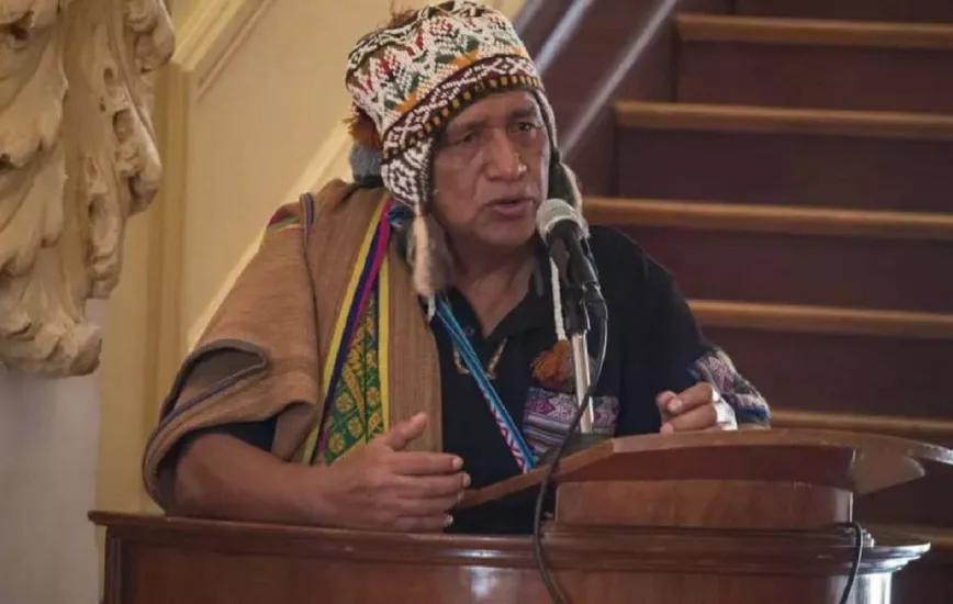 El chamán peruano Lauro Hinostroza estuvo preso desde septiembre de 2023.