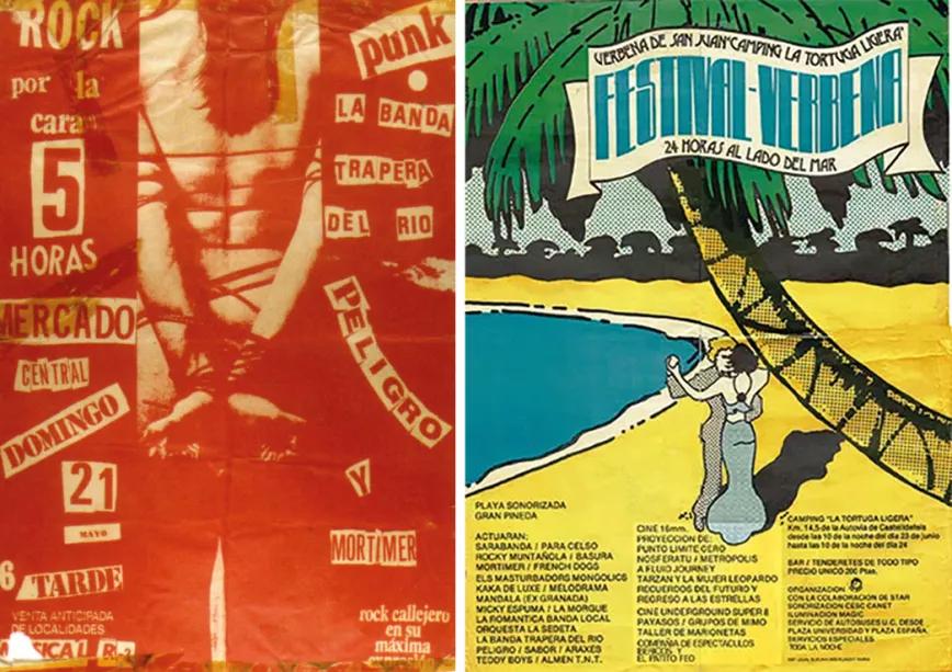 Volantes de los saraos punk que organizaba   Cuc Sonat en tierras catalanas, 1977-79.