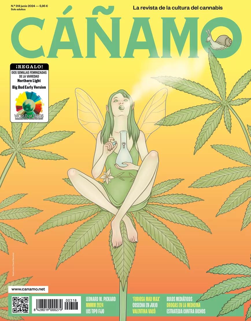 Cáñamo 318 Portada de David Sánchez
