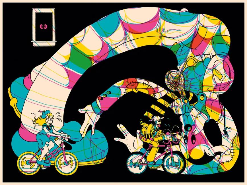 Brian Blomerth, el autor de cómic actual más psicodélico. 