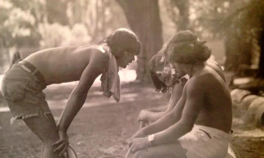 Los Waldos en el Dominican College en San Rafael, en 1972.