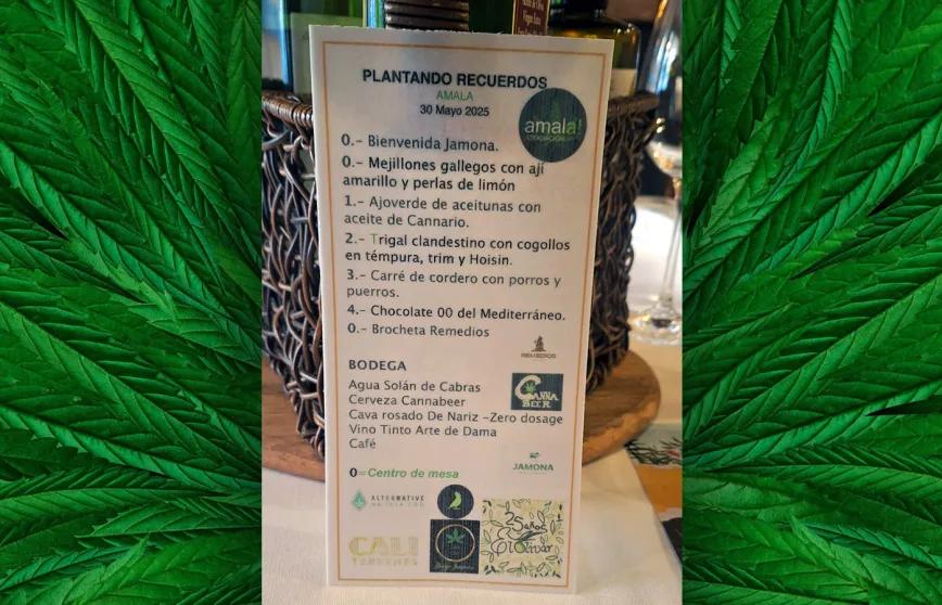 Una noche para el recuerdo: experiencia gastronómica con CBD en El Olivar