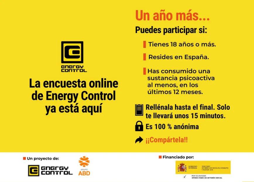 Energy Control lanza encuesta nacional sobre el uso de sustancias psicoactivas