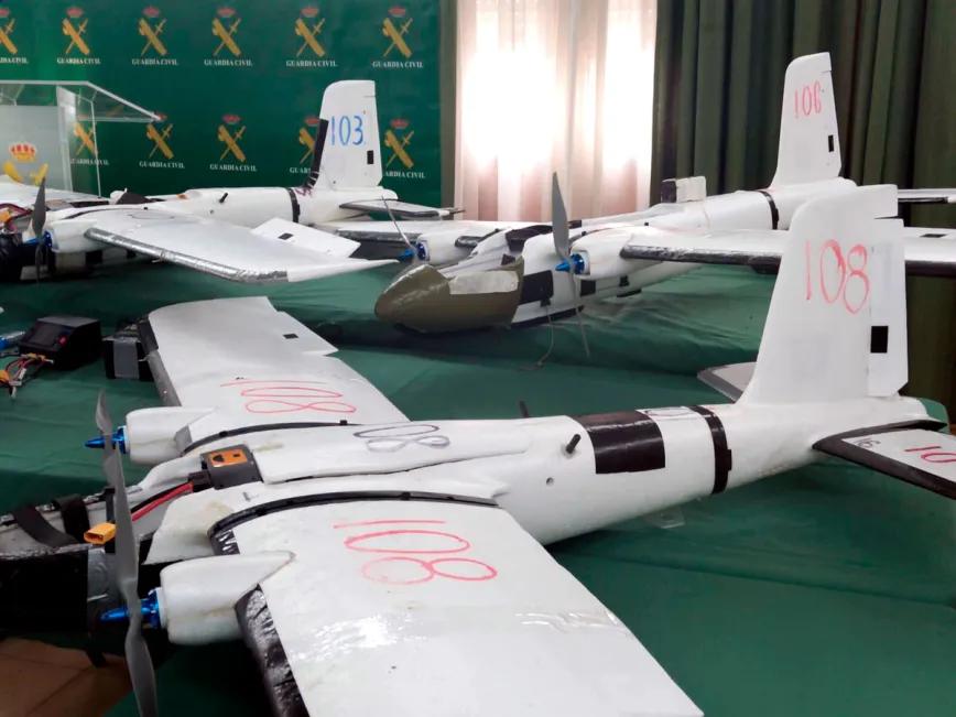 Drones volaban con hachís desde Marruecos a España