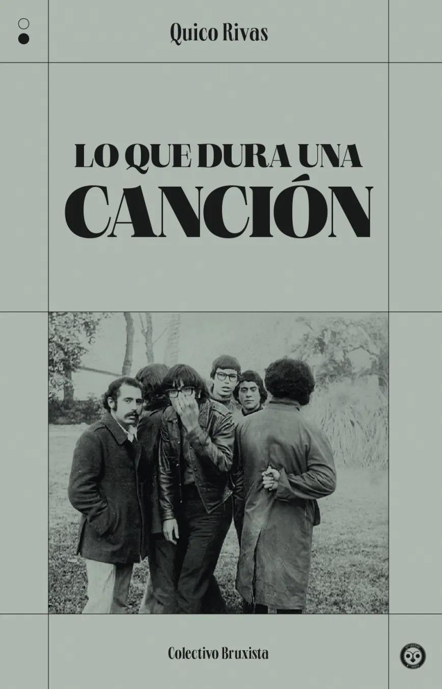 Cubierta de la novela publicada por Colectivo Bruxista, en cuya portada aparece la foto de unos hippies en Sevilla   en 1968, del Archivo Banco Redondo