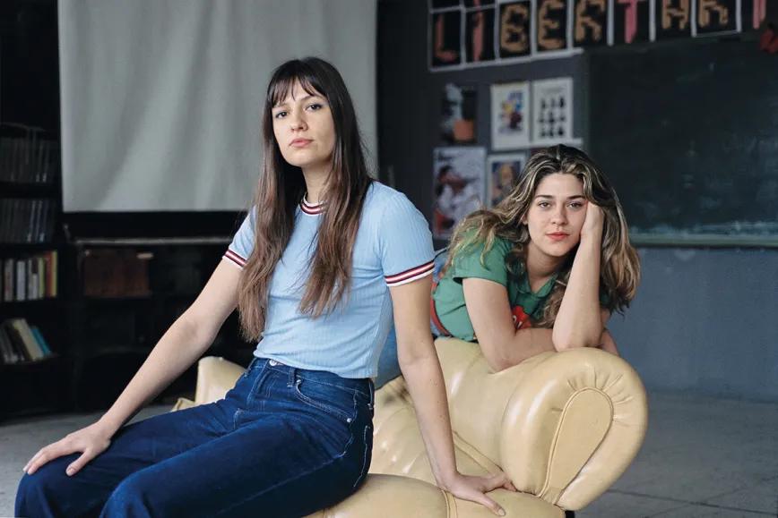 Con ustedes las hermanas Cábez, Olivia y Clara. Foto: Milton Bananas