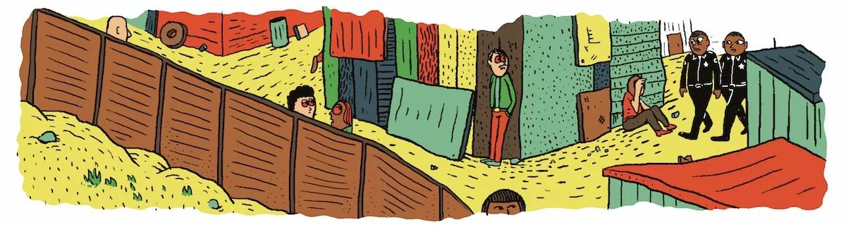 Población migrante y policía