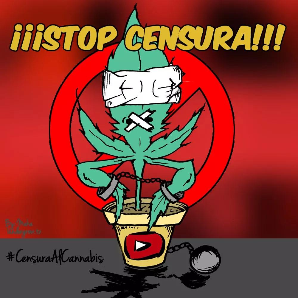 YouTube sigue eliminando todos los canales en castellano sobre cultura cannábica