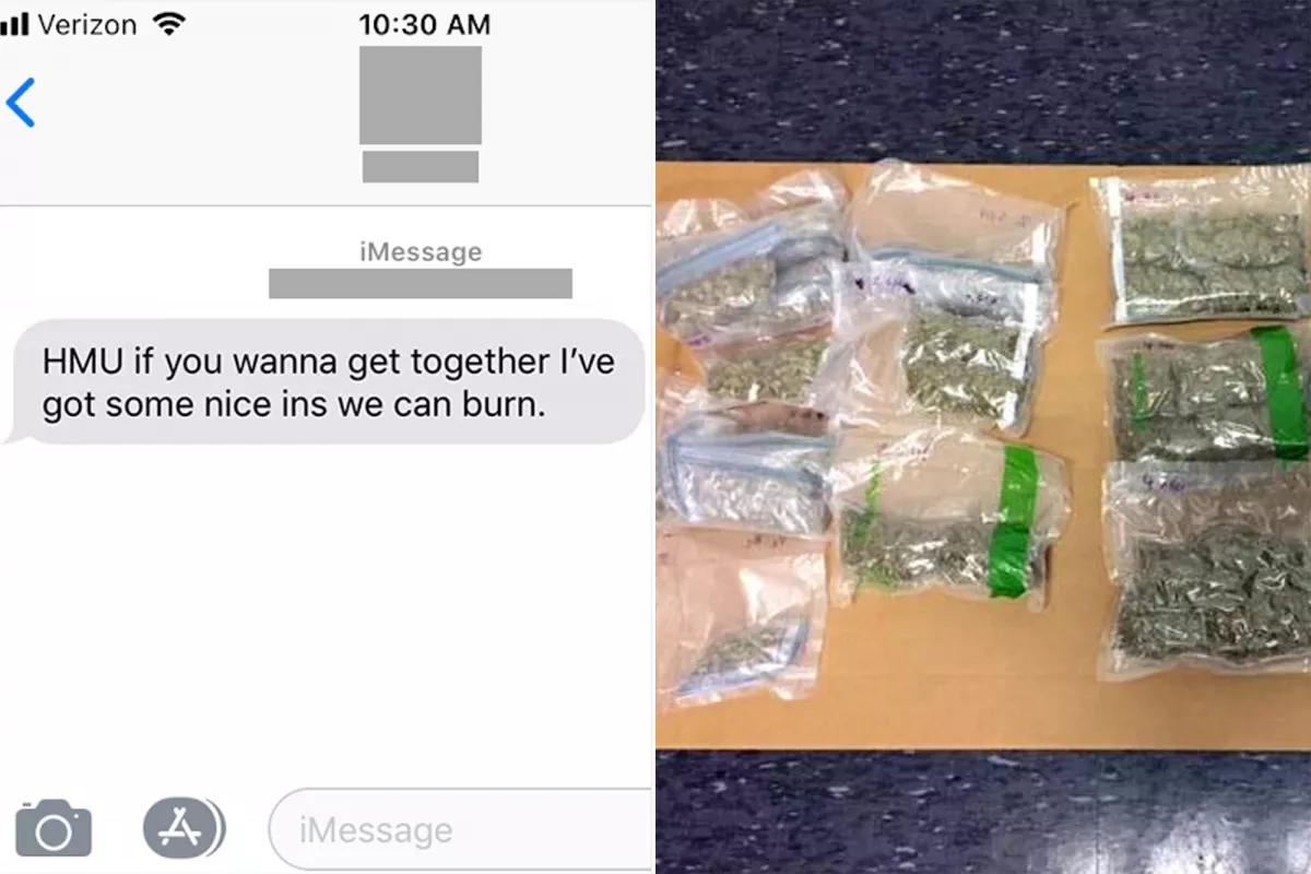 Se confunde de teléfono y trata de venderle marihuana a la policía 