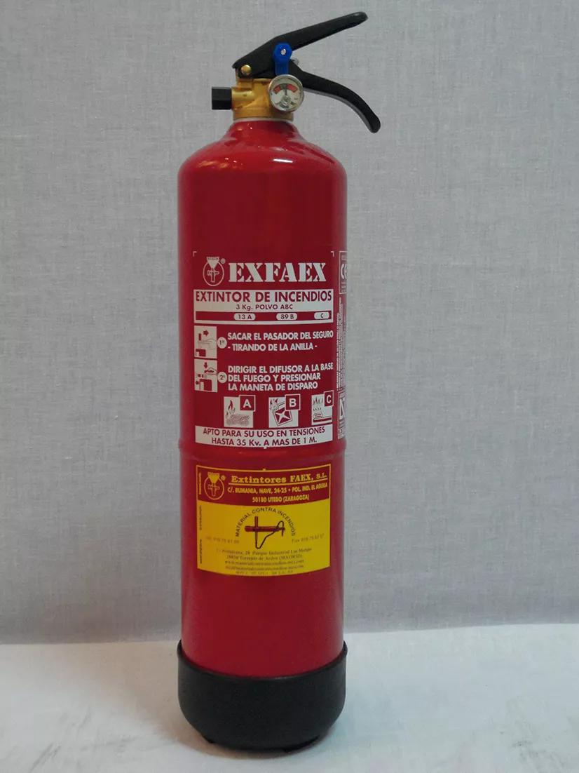 Todos los cuartos de cultivo deben contar con un extintor de incendios