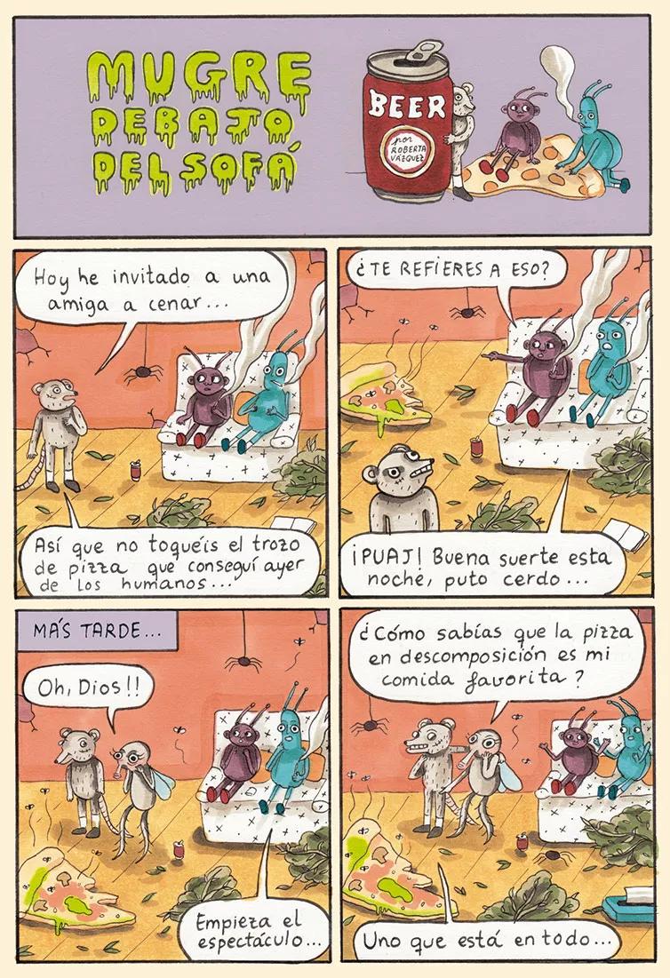 Mugre debajo del sofá