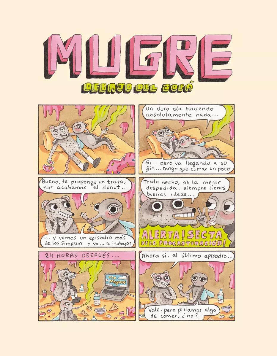 Mugre debajo del sofá