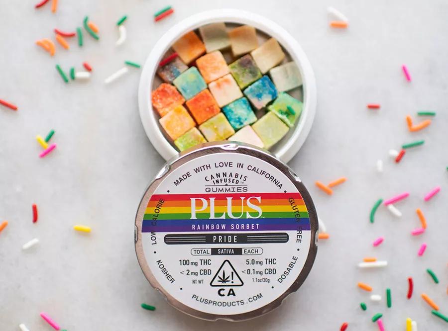 Plus Rainbow Sorbet Gummies