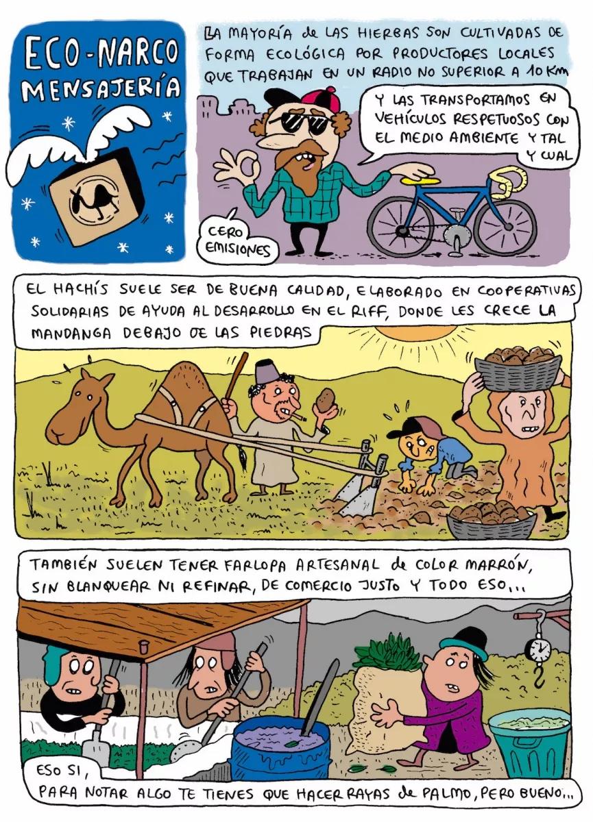Comic Eco-Narco mensajería