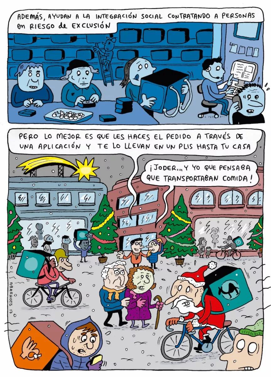 Cómic Eco-narco mensajería