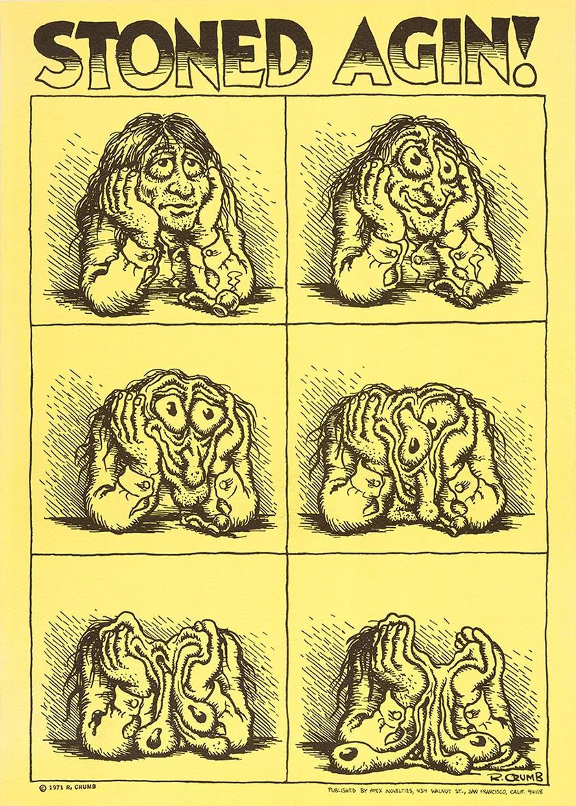 El arte cannábico de Robert Crumb a subasta