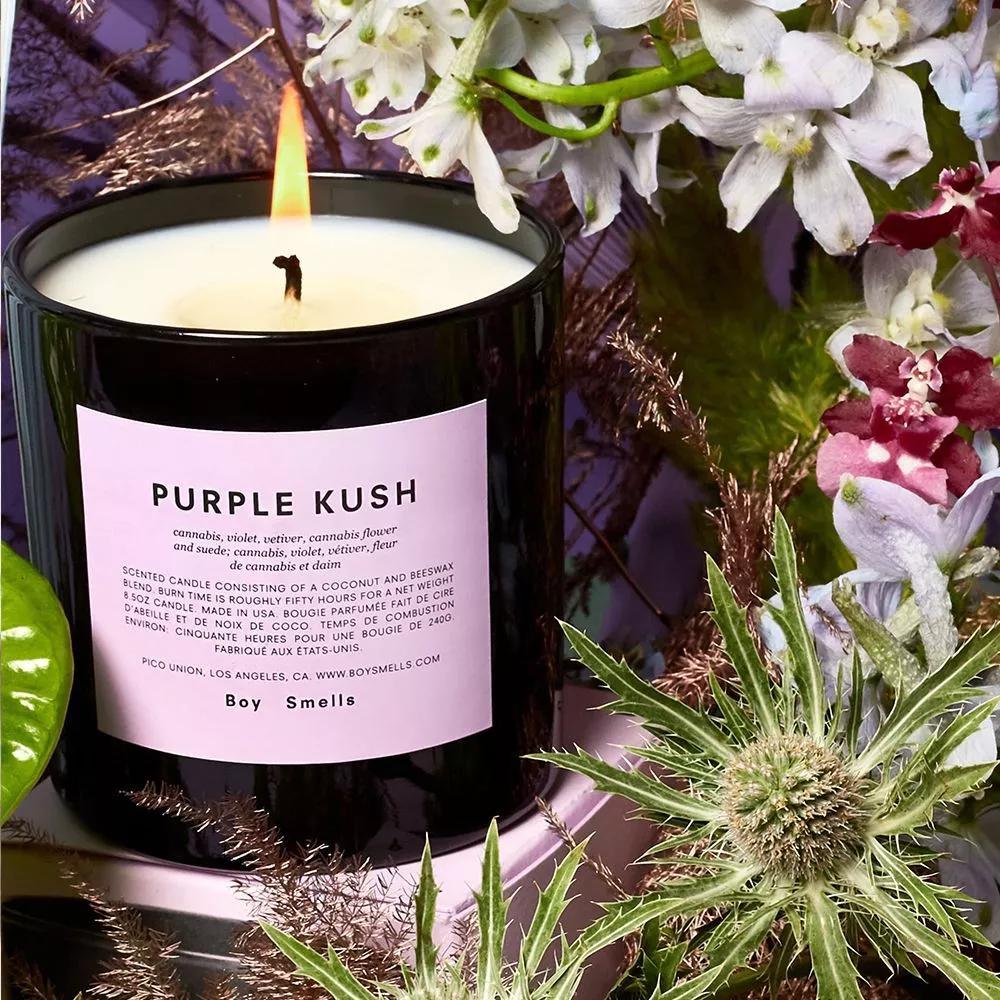 Velas con aroma a canuto