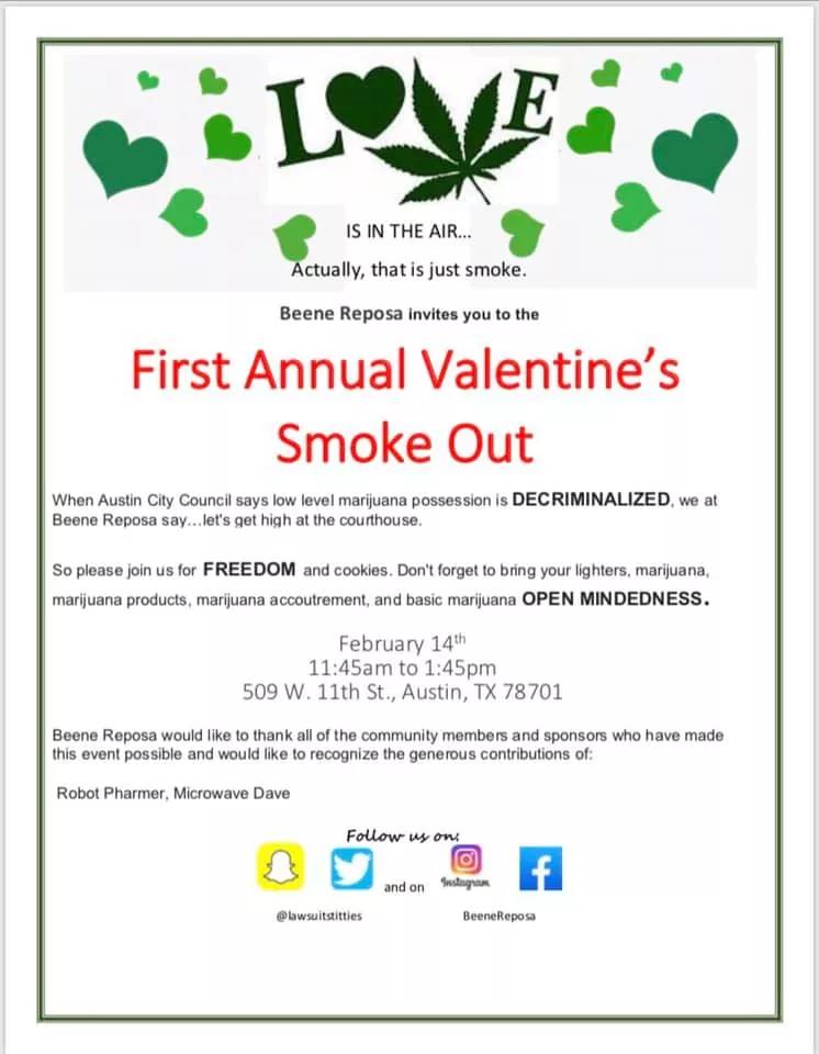 Los vecinos de Austin (Texas) pudieron demostrar su amor al cannabis con una fumada en el ayuntamiento. ¿La intención? Celebrar la reciente descriminalización del cannabis.