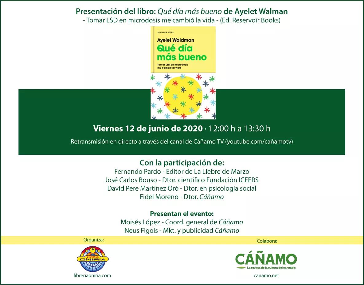Fernando Pardo · Editor de La Liebre de Marzo  José Carlos Bouso · Dtor. científico de Fundación ICEERS  David Pere Martínez Oró · Dr. en psicología social  Fidel Moreno · Dtor. de Cáñamo