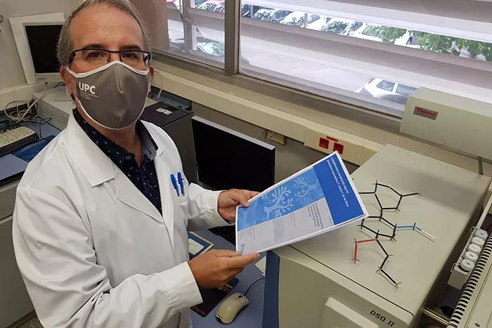 Xavier de las Heras, uno de los autores del estudio en el Campus de la UPC en Manresa