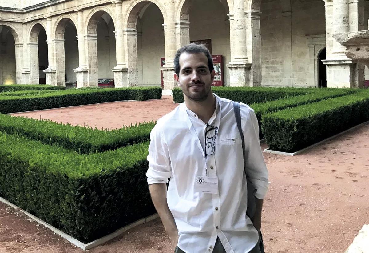 Pablo García Varela, durante un congreso internacional de la Asociación de Historiadores Latinoamericanistas Europeos.