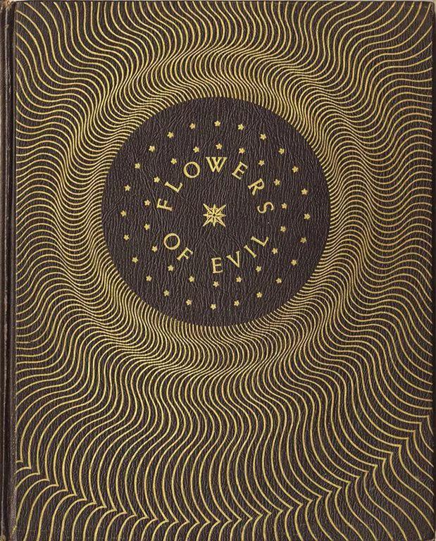 Portada de la traducción al inglés de Las flores del mal.