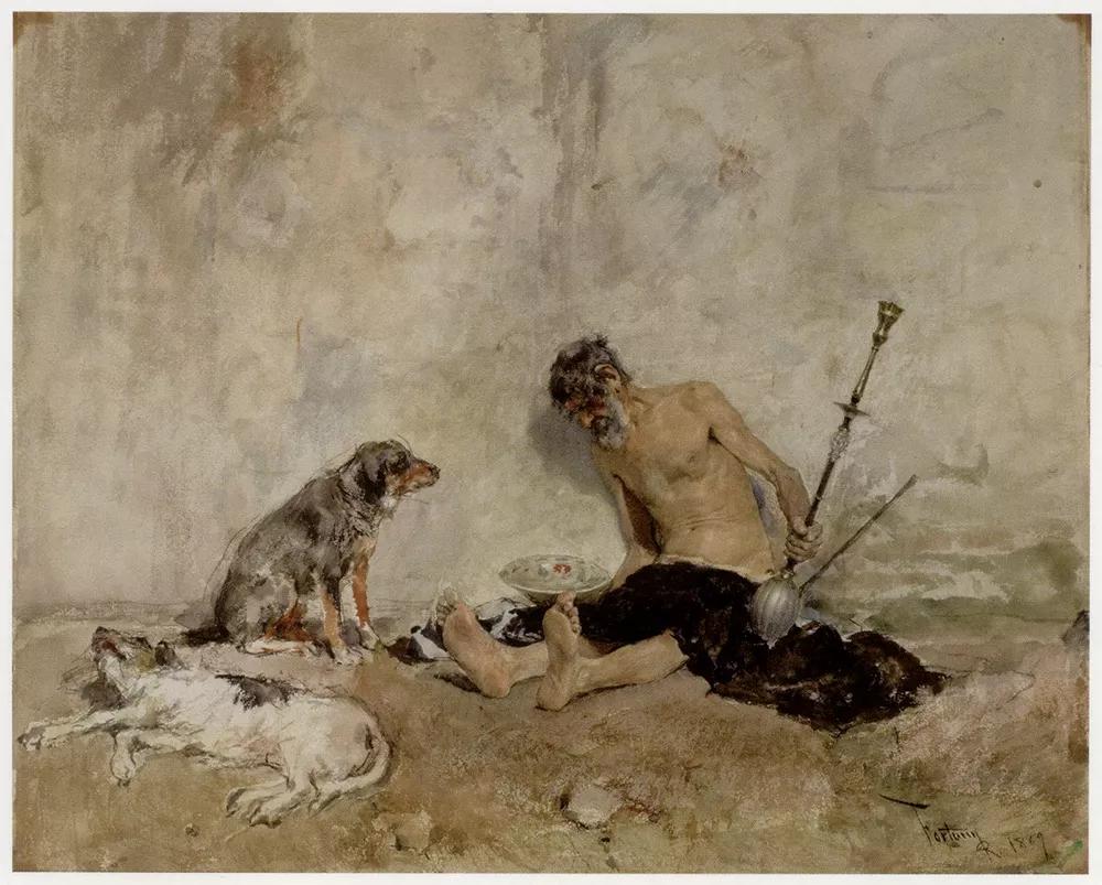 Amigos fieles (1869), de Marià Fortuny, The Walters Art Museum, Baltimore