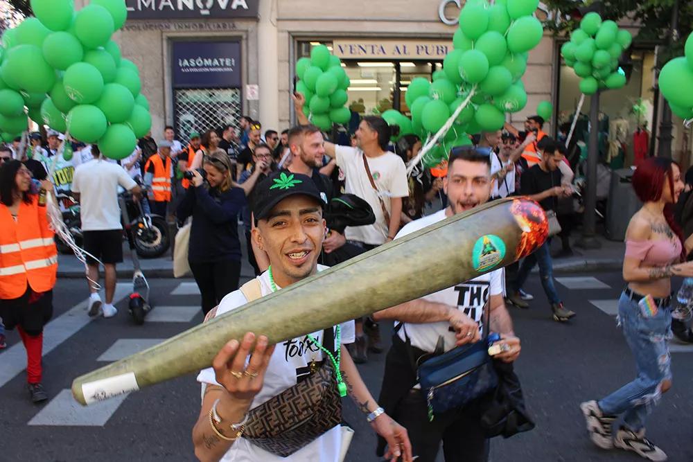 25 años de marcha cannábica en Madrid