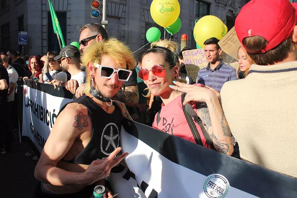 25 años de marcha cannábica en Madrid