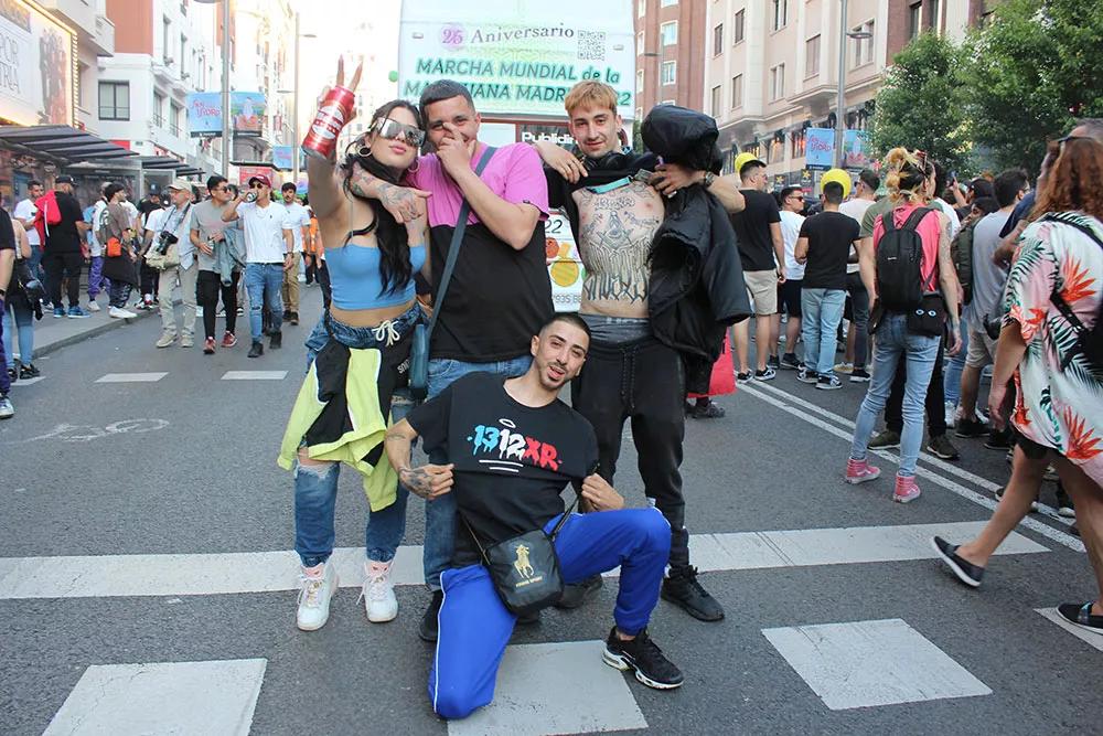 25 años de marcha cannábica en Madrid